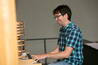 Unser Organist Michael Löffler 2019